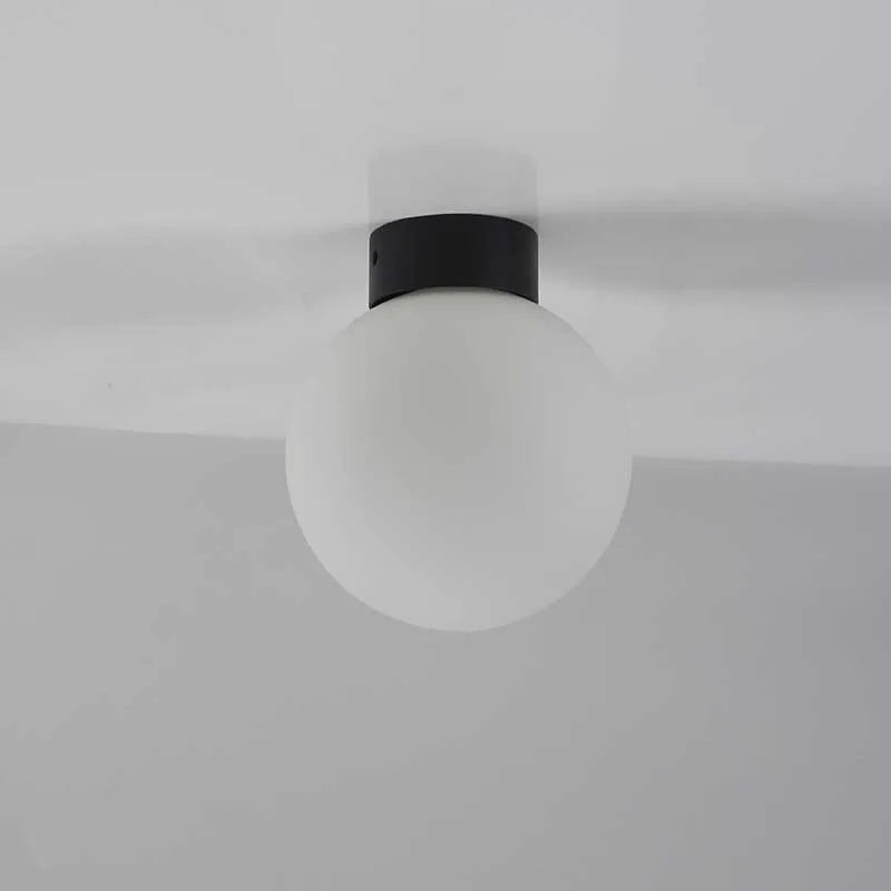 plafonnier postmoderne en verre pour décoration intérieure élégante
