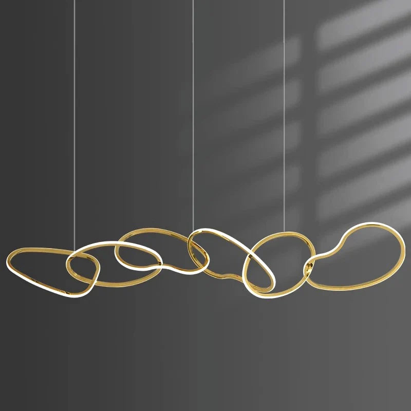 Lustre design moderne LED pour salon éclairage intérieur de salle à manger