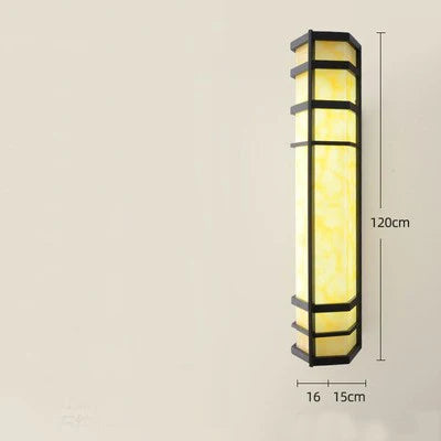 applique murale extérieure chinoise imperméable pour jardin décoratif