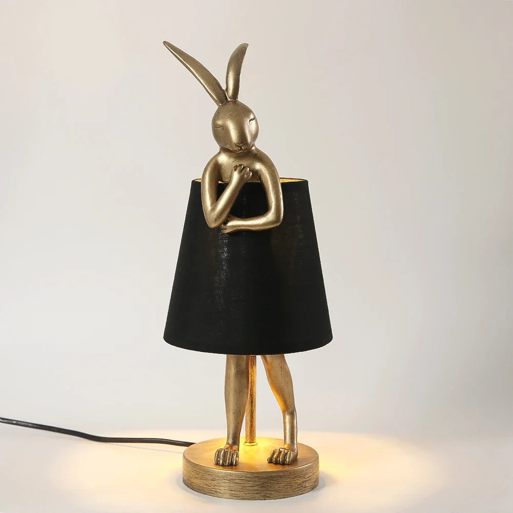 lampe à poser créative en résine design rétro nordique décor intérieur