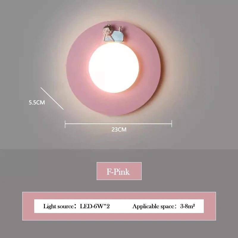applique murale lumineuse pour chambre de fille moderne et chaleureuse