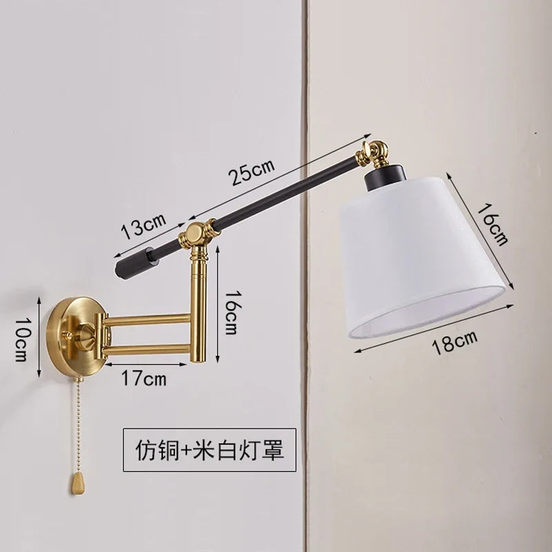 applique murale flexible avec interrupteur pour éclairage décoratif