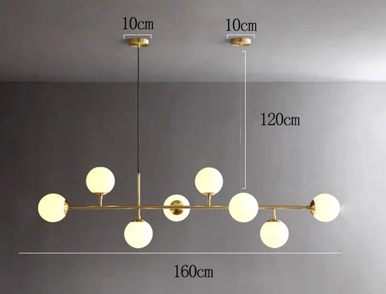 lustre led moderne pour éclairage intérieur suspendu