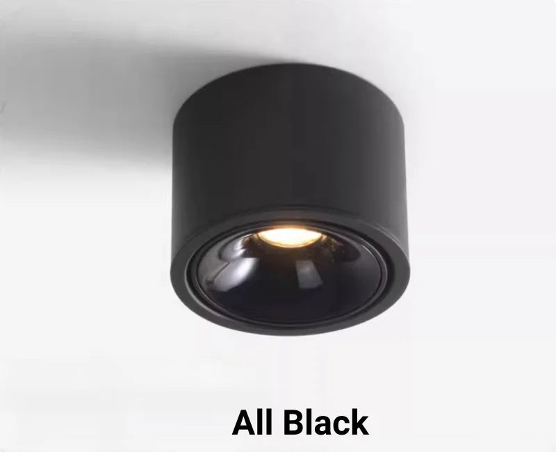 plafonnier led rond monté en surface à intensité variable