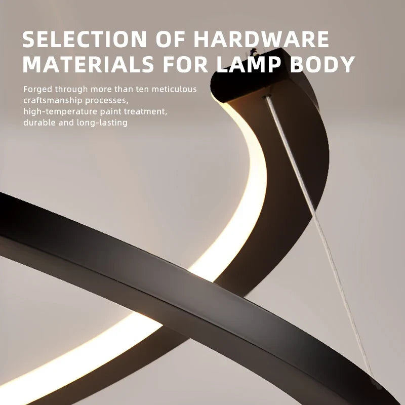 lustre nordique moderne pour un éclairage design élégant