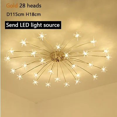 plafonnier led moderne nordique créatif ciel étoilé pour décoration maison