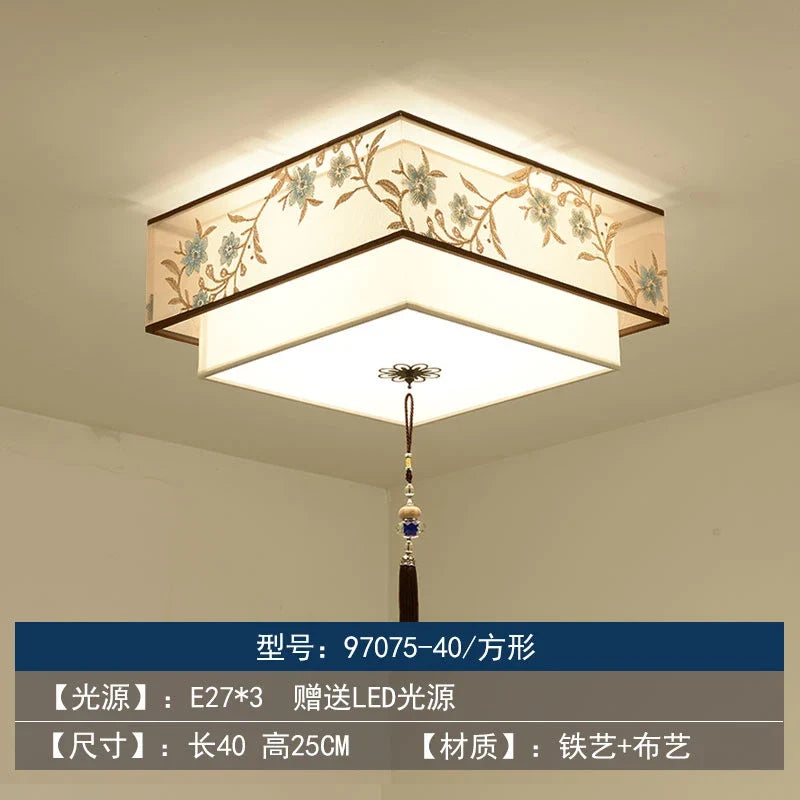 lustre chinois rétro pour un éclairage élégant et chaleureux