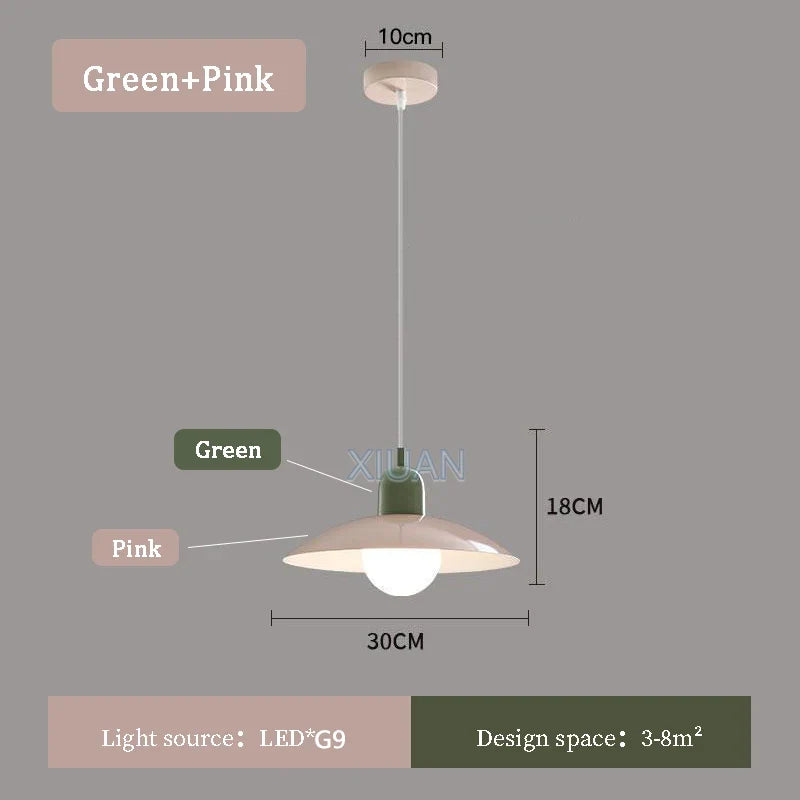 lustre moderne en fer forgé pour décoration intérieure simple et élégante