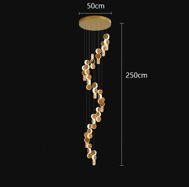 lustre led moderne suspendu éclairage intérieur décoratif