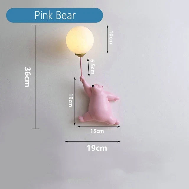 Applique murale en résine pour chambre d'enfant
