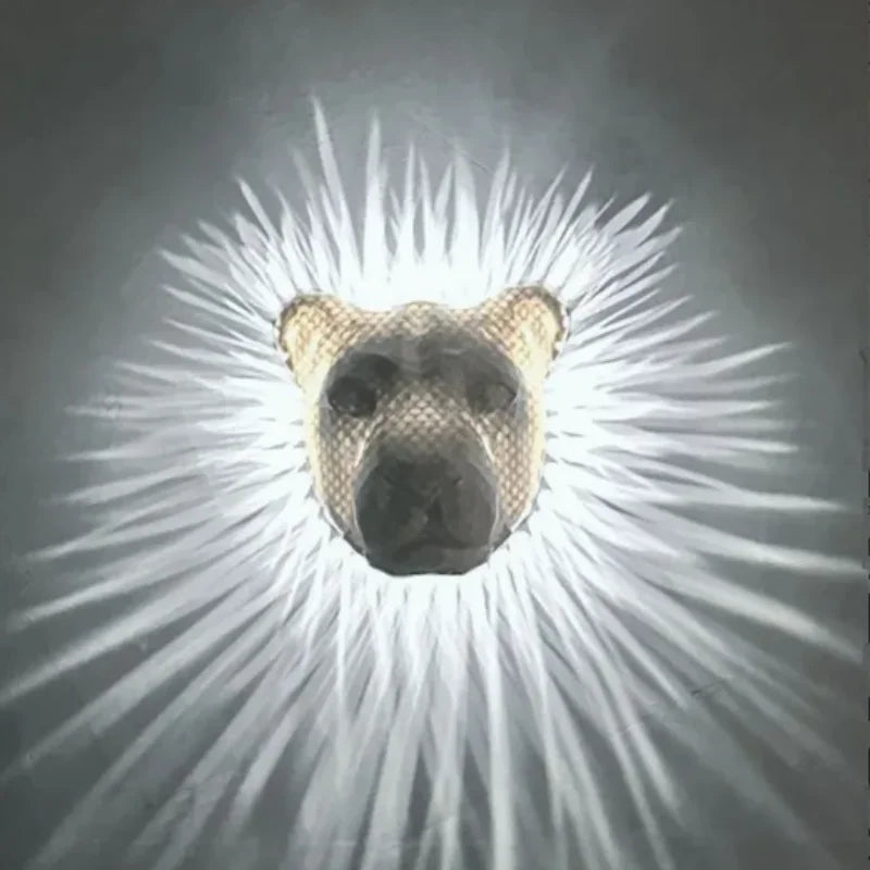 applique murale led hibou aigle décoration créative pour la maison