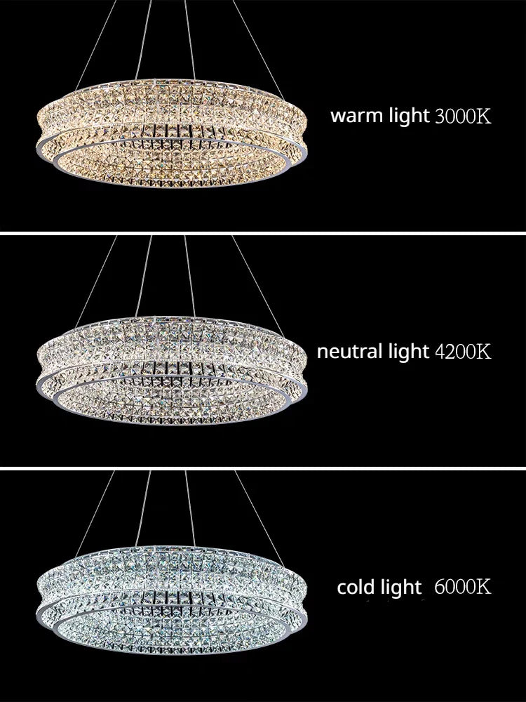 lustre de luxe en cristal pour restaurant bar et hôtel intérieur
