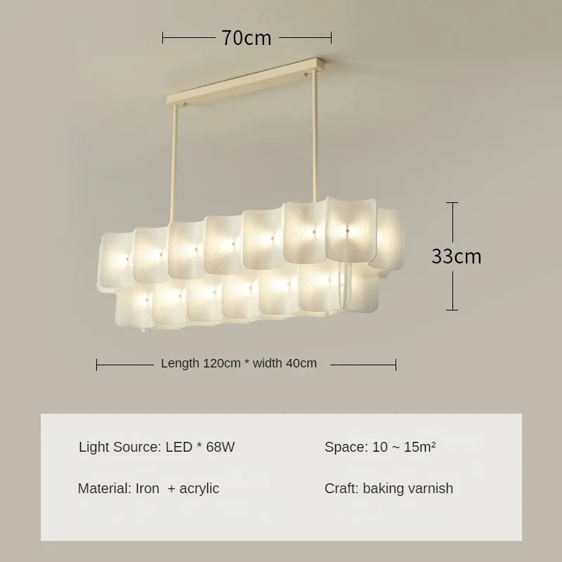 suspension design lumineuse pour décoration intérieure élégante et moderne