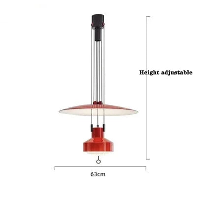 Height Adjustable Suspension Italian Designer Pendant Lamp Hanging Light For Kitchen Restaurant Living Dining Room