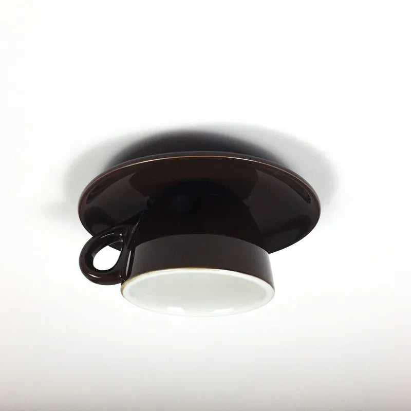 Tasse à LED plafonnier nordique Restaurant café couloir lumière d'entrée plafonnier moderne décoration de plafond