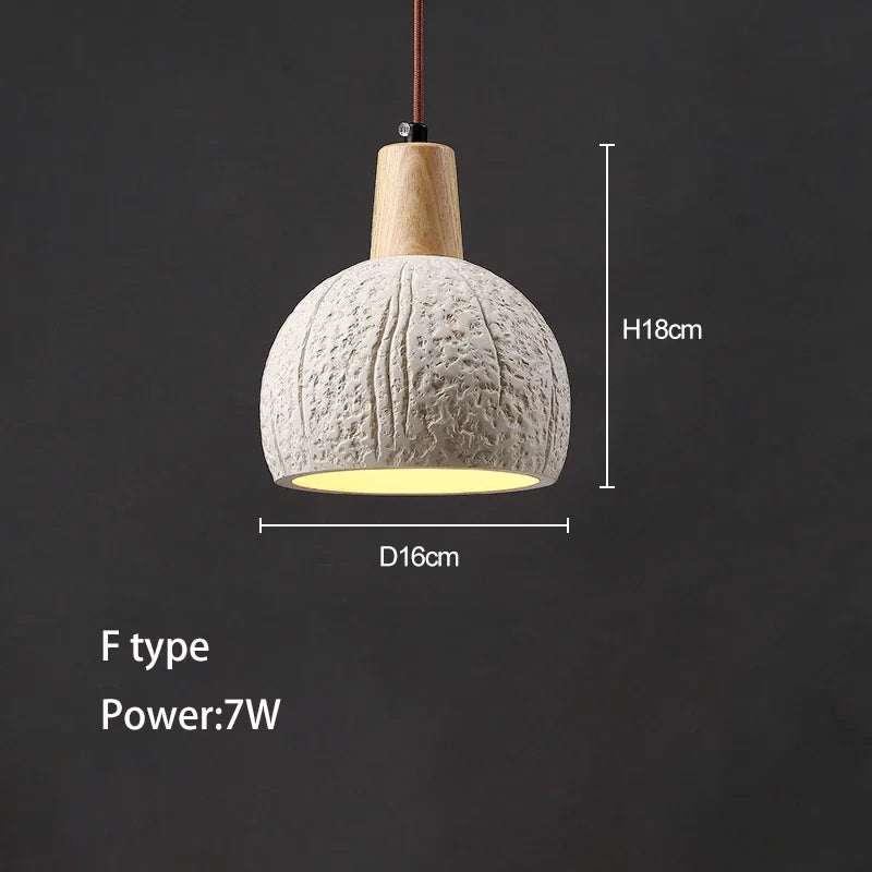 lustre wabi-sabi en ciment pour décoration intérieure et extérieure