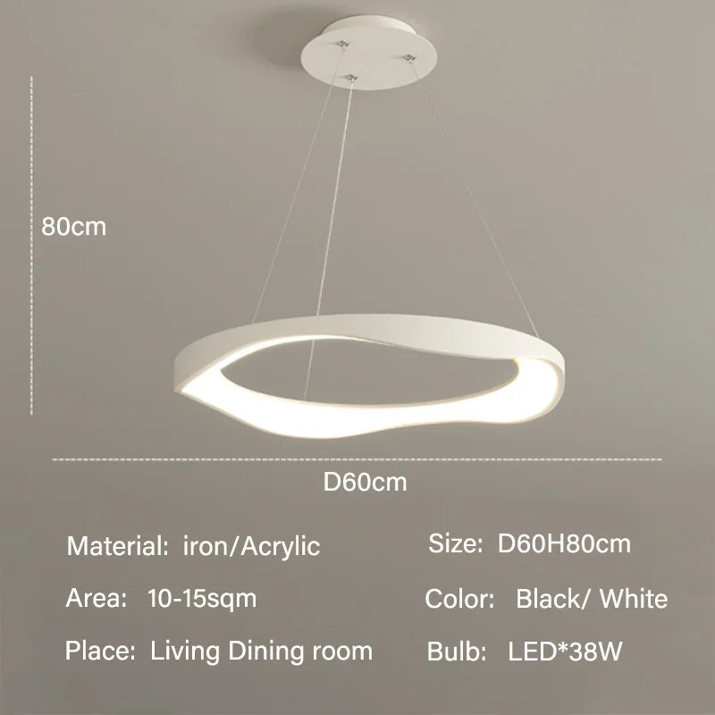 suspension design moderne pour un éclairage intérieur élégant