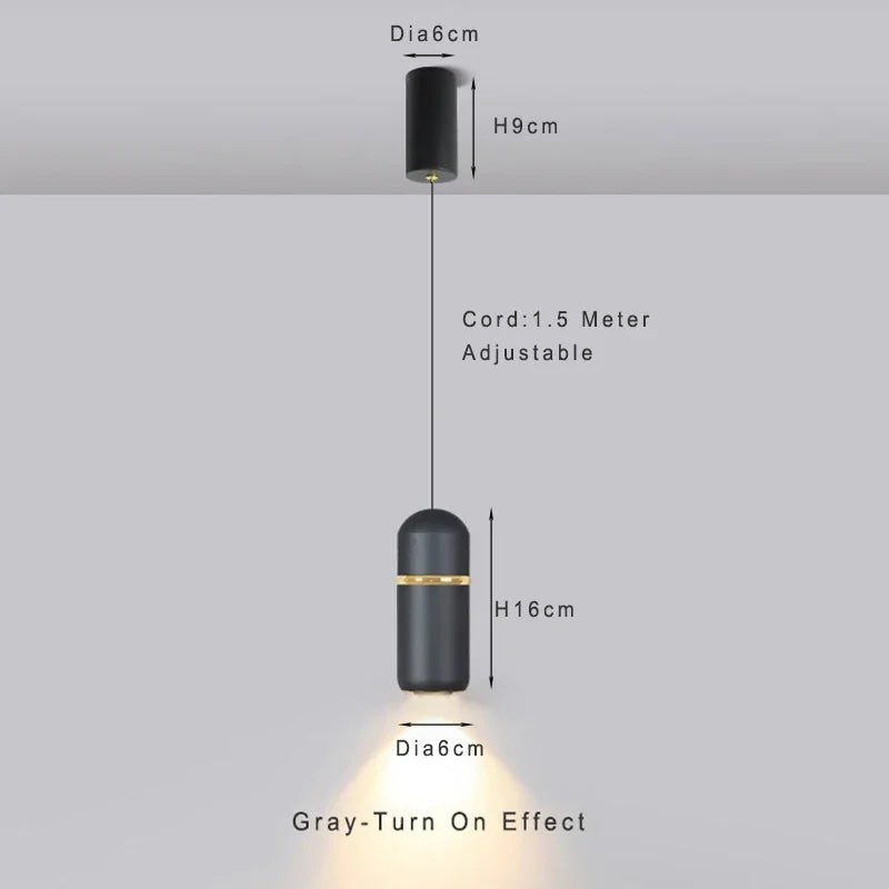 Lamp Modern Pendant Lighting Fixtures LED 5W Nordic Metal Mini Chandelier Creative Indoor Decor Small Hanging Ceiling Light For