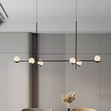 suspension moderne en verre pour décoration intérieure élégante