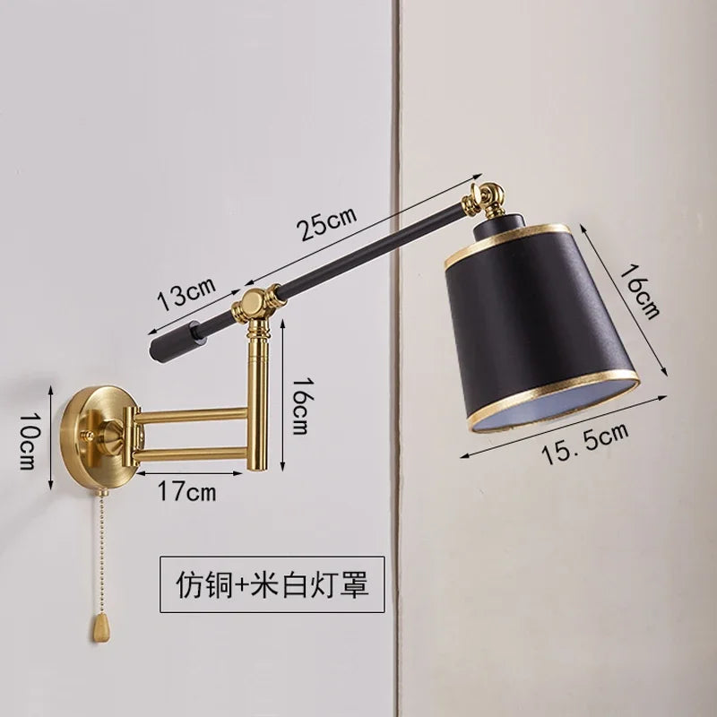 applique murale flexible avec interrupteur pour éclairage décoratif