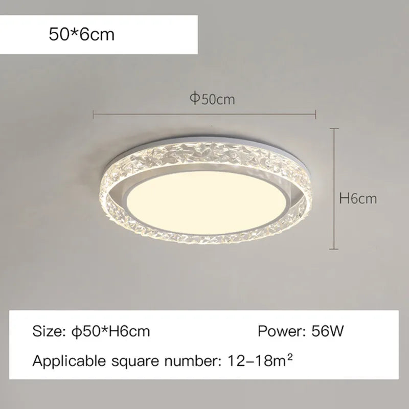 lustre led moderne avec télécommande pour intérieur élégant