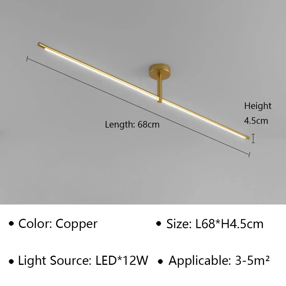 lustre moderne à leds pour allée et miroir décoratif