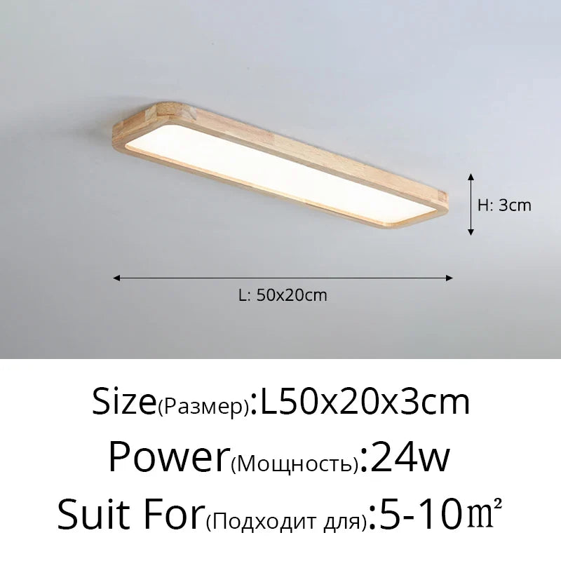 plafonnier led ultra-mince style nordique pour divers usages