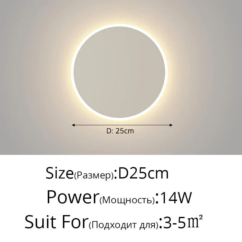 lampe led murale nordique créative simple moderne