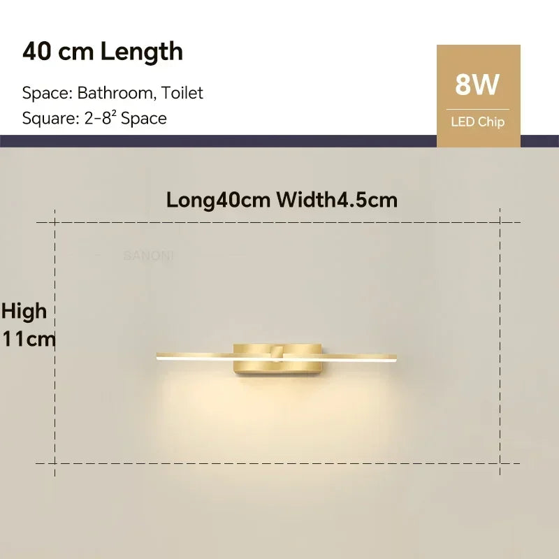 applique murale led moderne pour décoration intérieure élégante
