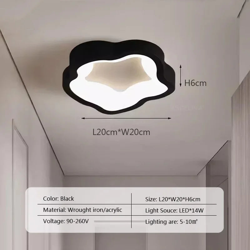 Plafonnier LED nordique pour salon
