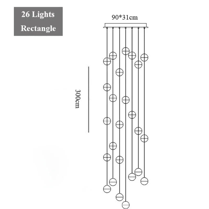 lustre en cristal moderne pour décoration intérieure suspendue