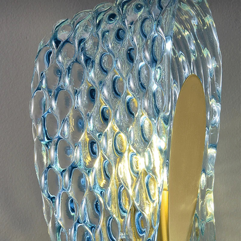 applique murale design fleur luxe créatif en cuivre décoratif