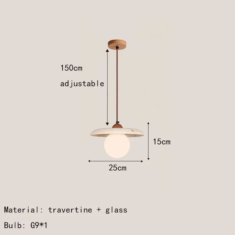 suspension en pierre fantaisie pour décoration intérieure moderne