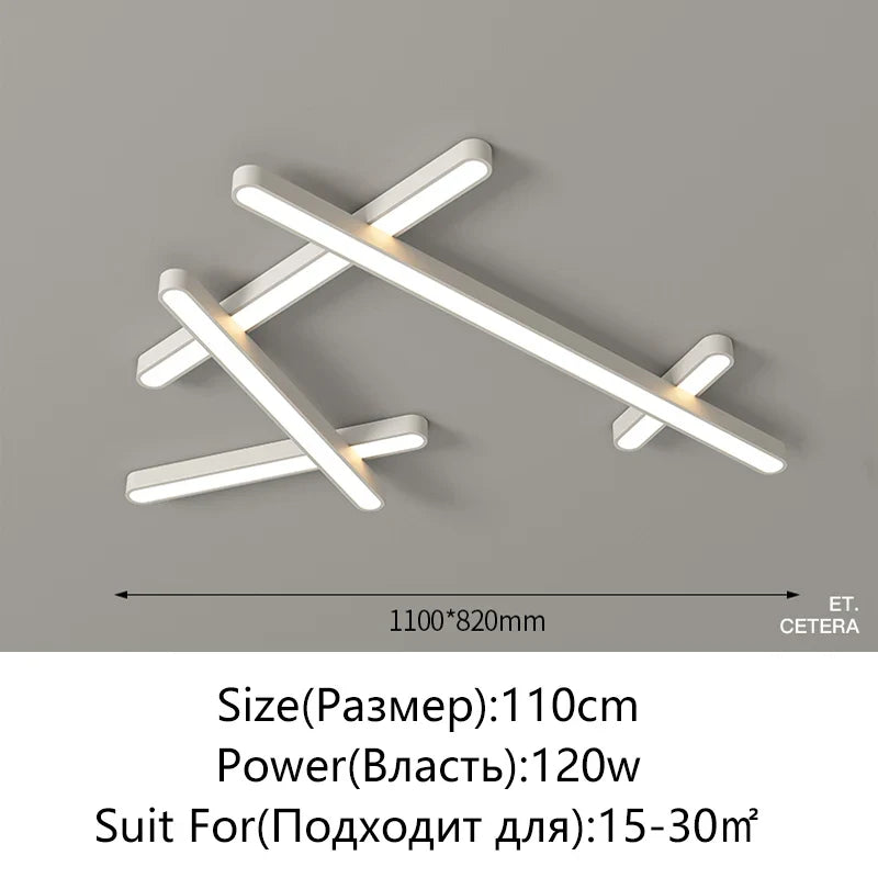 plafonnier led design moderne luminaire décoratif d'intérieur éclairage led