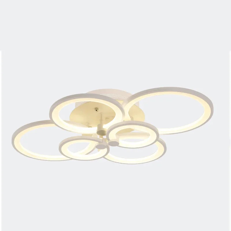 plafonnier led moderne à intensité variable pour intérieur