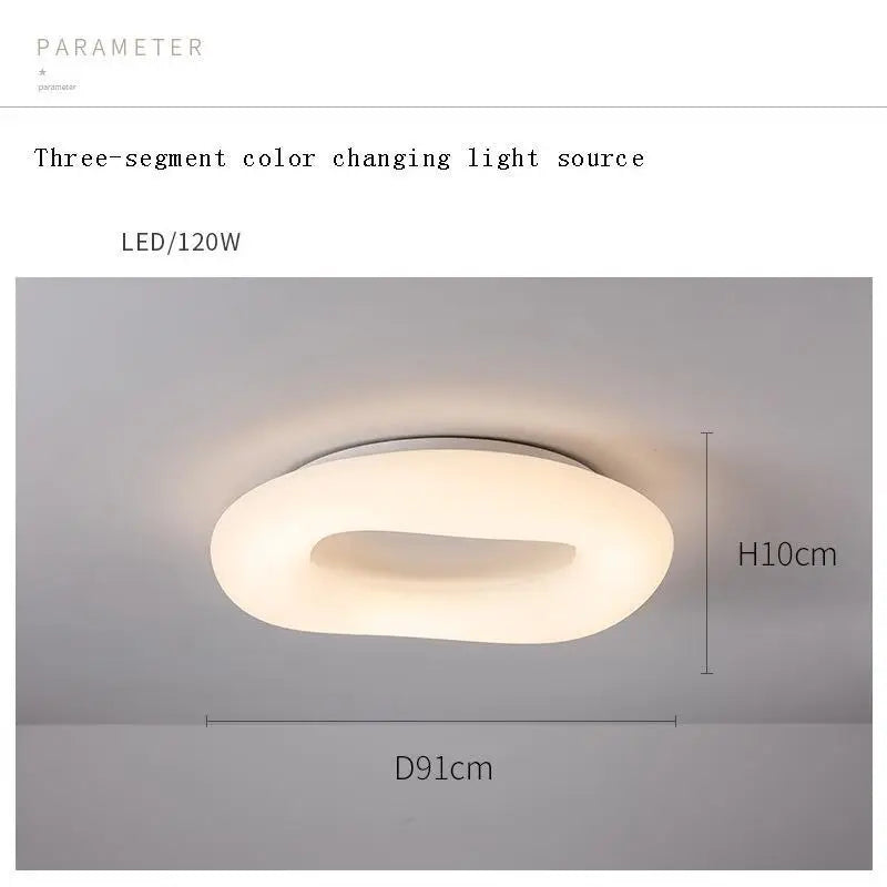 lustre moderne nordique nuage led décoration suspendue
