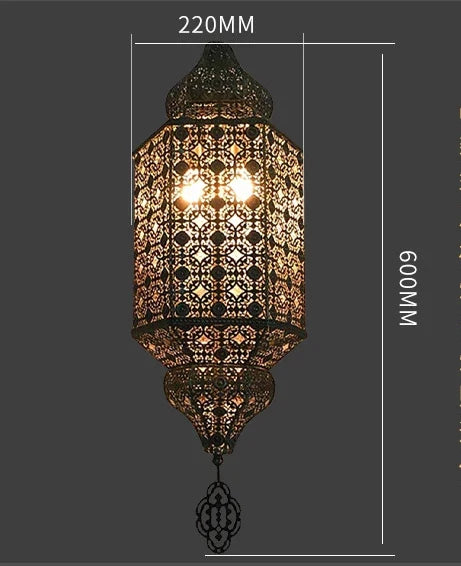 lustre rétro thaïlandais style arabe pour restaurant et bar