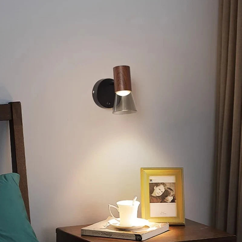 applique murale led modernes avec interrupteur et lampe de chevet