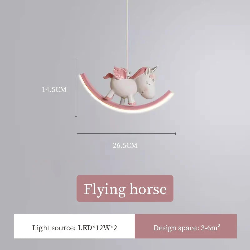 lustre mignon animaux lampes de chevet pour enfants décoration moderne
