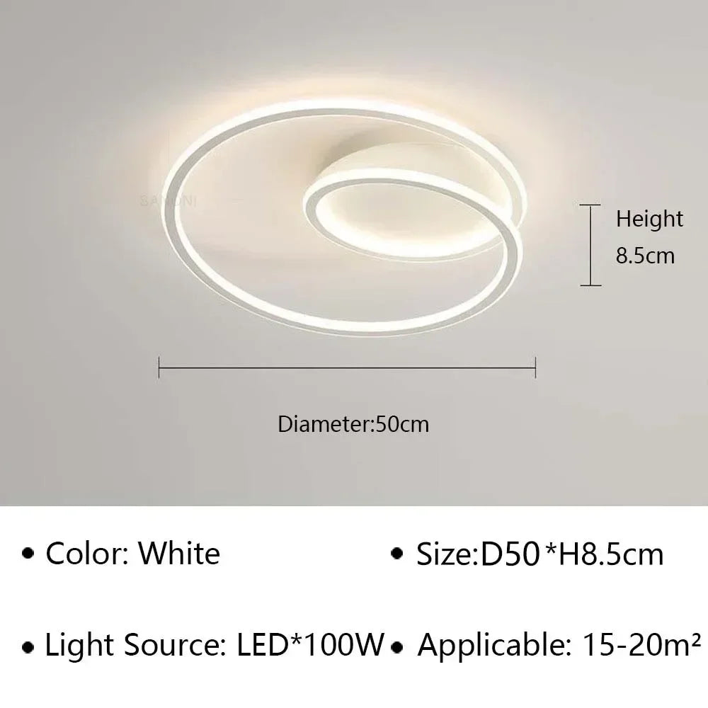 plafonnier led moderne pour décoration intérieure et ambiance chaleureuse