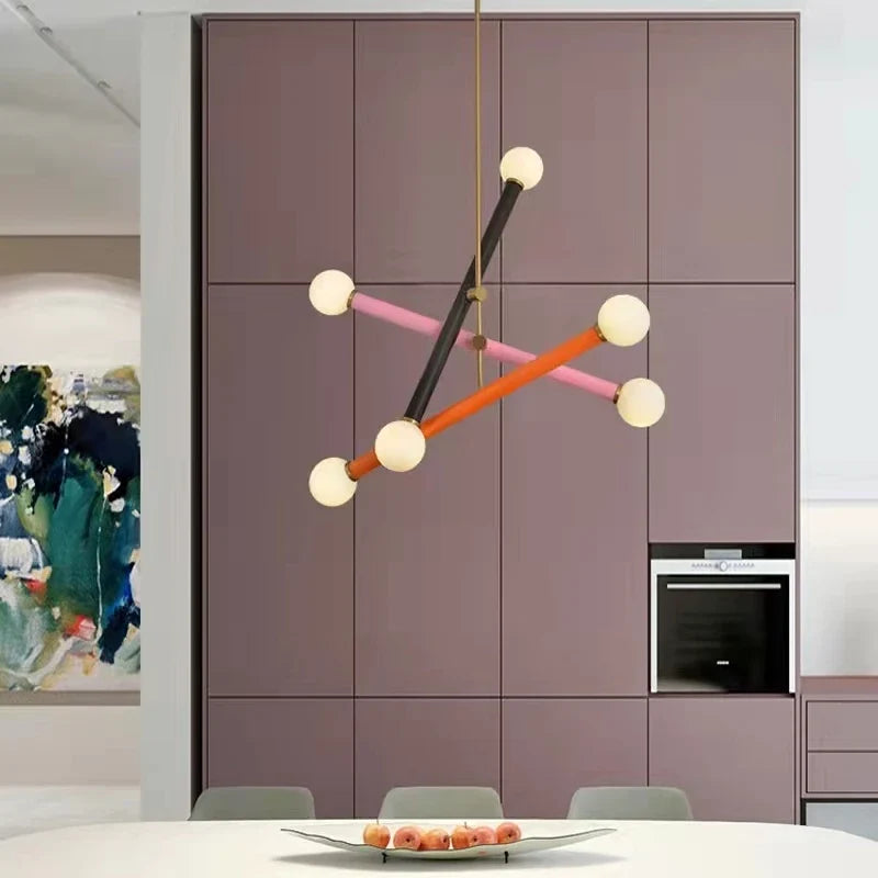 lustre design minimaliste art déco éclairage suspendu