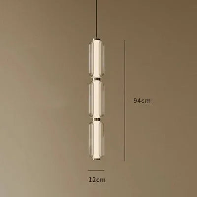 suspension rétro minimaliste en verre pour restaurant et exposition