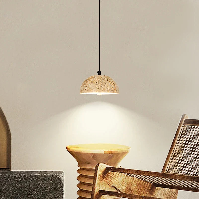 suspension wabi sabi trois têtes design minimaliste européen pour restaurants