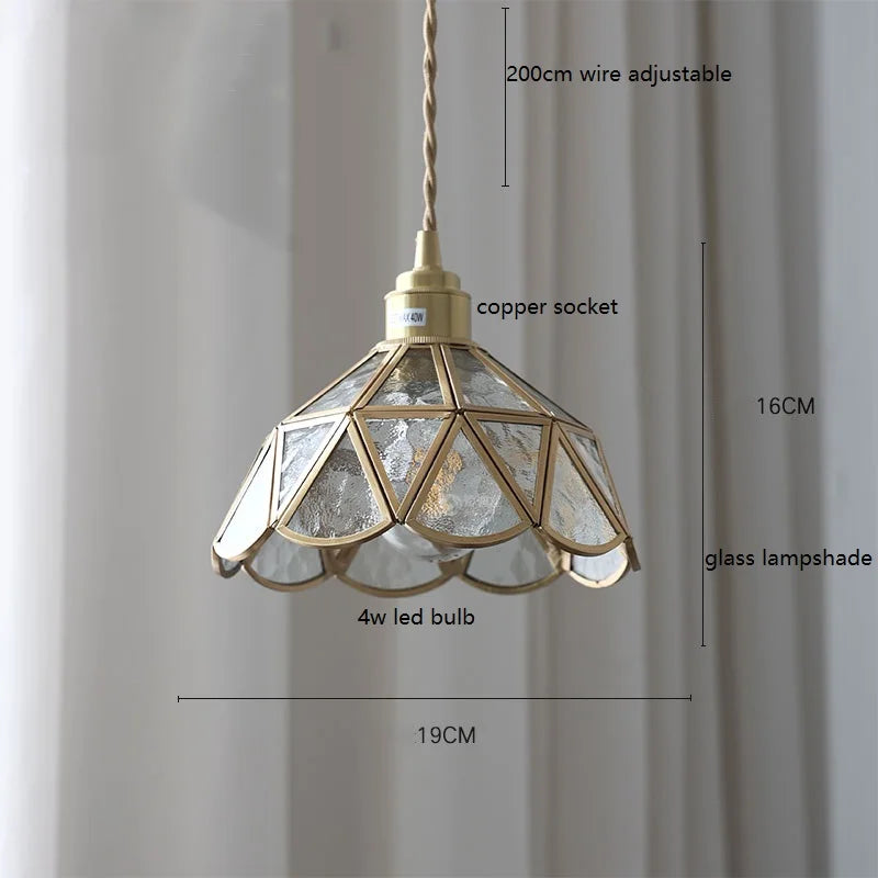 iwhd lampe à main led moderne en verre cuivre papillon