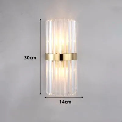 applique murale en cristal design pour éclairage moderne de la maison