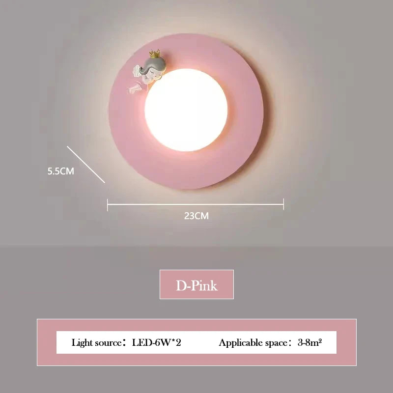 applique murale lumineuse pour chambre de fille moderne et chaleureuse
