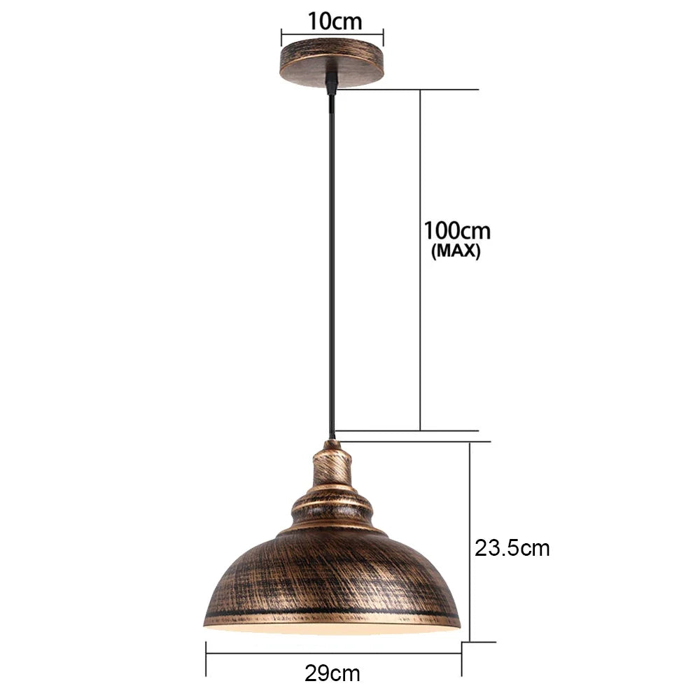 lustre rouille metal plafond maison restaur