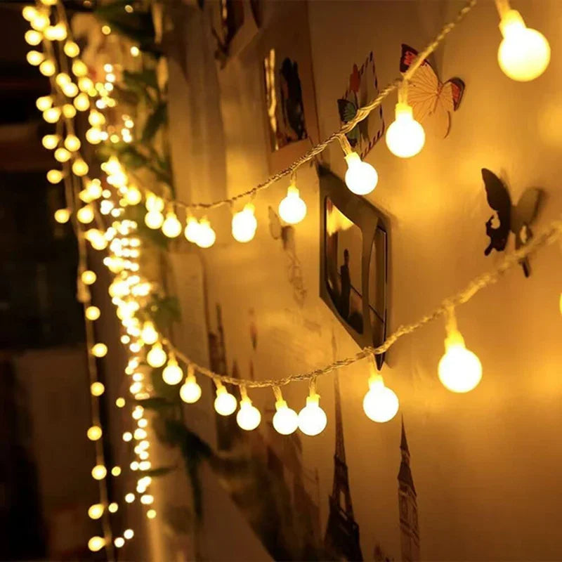 guirlande lumineuse à piles pour jardin et événements décoratifs