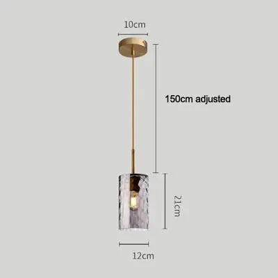 suspension en verre soufflé style nordique moderne