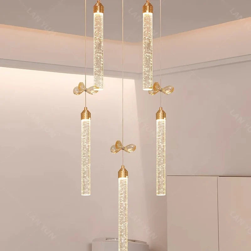 Suspension moderne en cristal